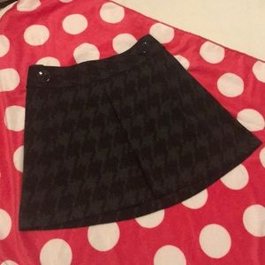 Express Houndstooth Skirt